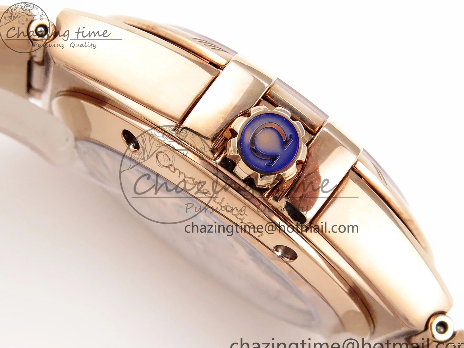 0327 Constellation 39mm RG ASWF 1:1 Best Edition Blue Dial on RG Bracelet A Practical 7778